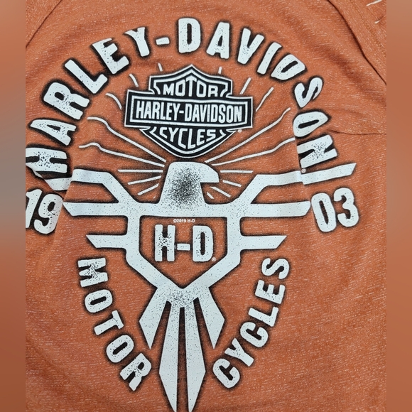 Harley Davidson Fringe Halter Top Upcycled - Picture 4 of 7